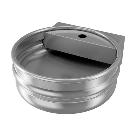 Lavabo suspendu inox design fût de bière
