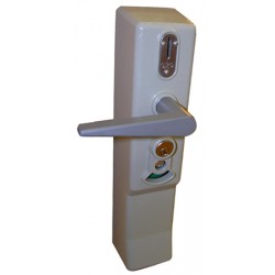 Miniature-1 Ivory white coin operated lock SP-15
