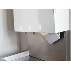 Miniature-1 Sèche-mains Dyson Airblade intégré derrière miroir RES-850-DY