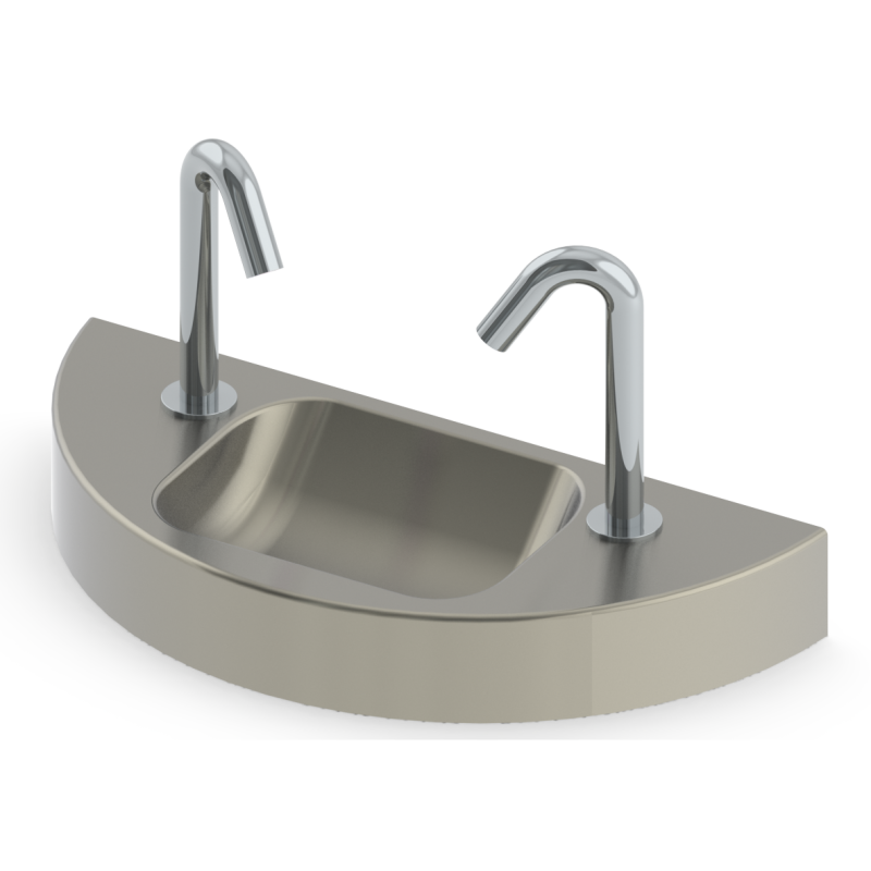 Robinet électronique ONE avec distributeur de savon ONE design assorti