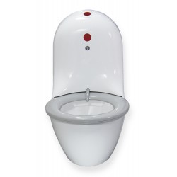 Miniature-0 WC suspendu HYGISEAT sans bride à lavage automatique pour lieux publics SUP1600