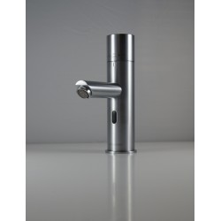 Miniature-3 AKWATHERMO electronic tap with brushed finish RES-220