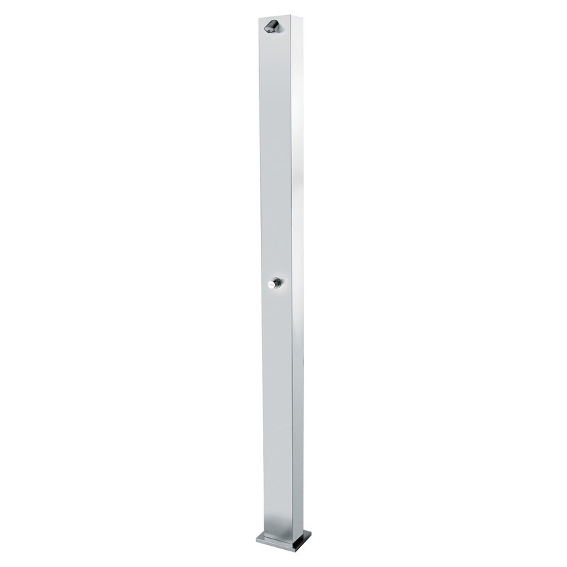 Photo Single stainless steel exterior shower column ID-120