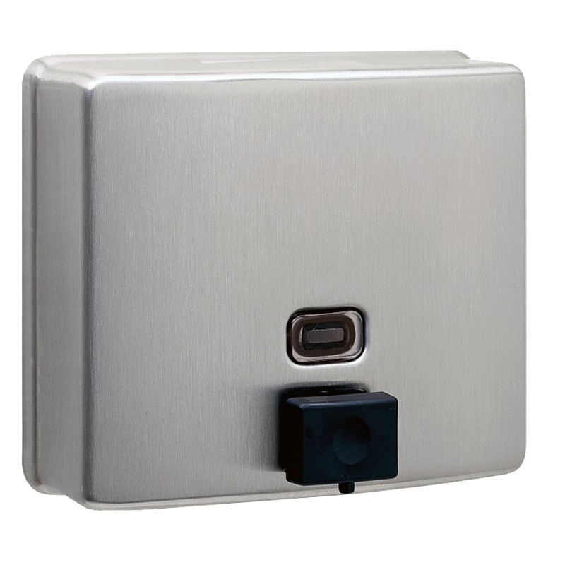 Photo Stainless steel wall mounted liquid soap dispenser with anti-corrosion pump BO-4112