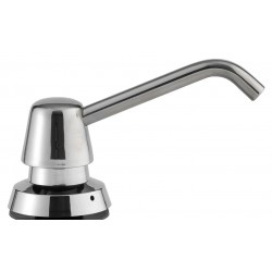 Miniature-4 Liquid soap dispenser on washbasin stainless steel push button concealed lock BO-822