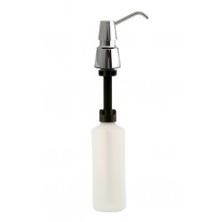 Foam soap dispenser in stainless steel counter top mounted