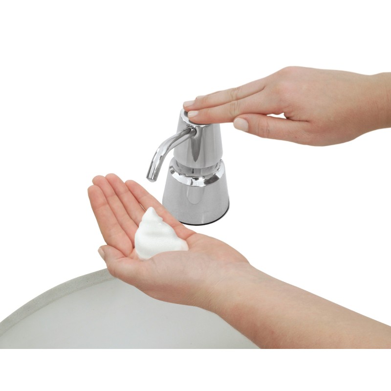 Stainless steel foam soap dispenser counter top mounted - SUPRATECH