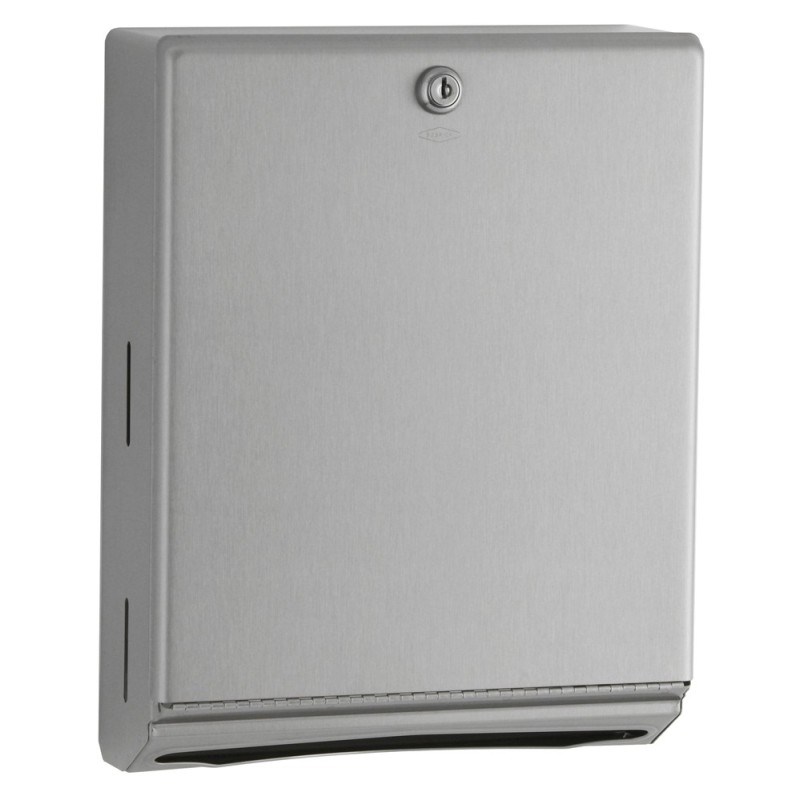 Economical stainless steel hand paper dispenser