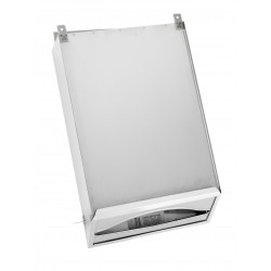 Miniature-1 Vertical hand towel dispenser with filling from below, stainless steel, to be integrated BO-318
