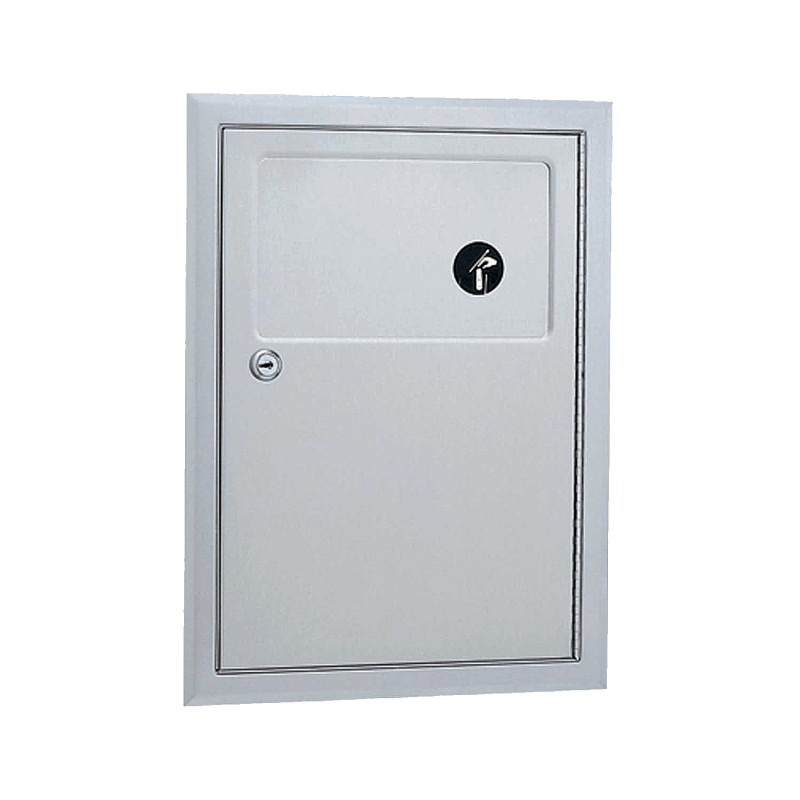 Photo Basura para la higiene femenina con válvula pulsadora de acero inoxidable BO-353