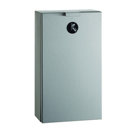 Contenedor sanitario compacto inox con tapa basculante