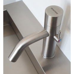 Miniature-2 Stainless steel tap EXTREME DS infrared and timeless design, brushed finishing RES-7-S1