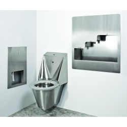 Automatic toilet stainless steel for public areas