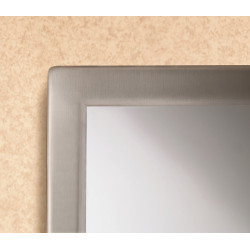 Miniature-1 Miroir cadre inox angles soudés B-292-1836