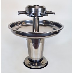 Miniature-1 Lavabo fontaine collectif 6 robinets sans contact en un minimum d'espace LC-04-E