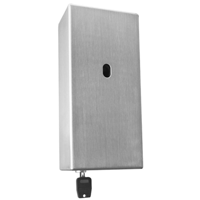 Dispensador de perfume con estuche de acero inoxidable antirrobo DP-58 Photo Dispensador de perfume con estuche de acero inoxidable antirrobo DP-58