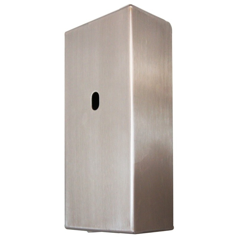 Vandal-proof stainless steel fragrance dispenser for sanitary facilities in public places