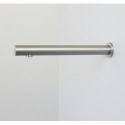 AKWALINE ultra-contemporary stainless steel wall-mounted tap, long spout version, touch free AKWALINE ultra-contemporary stainless steel wall-mounted tap, long spout version, touch free