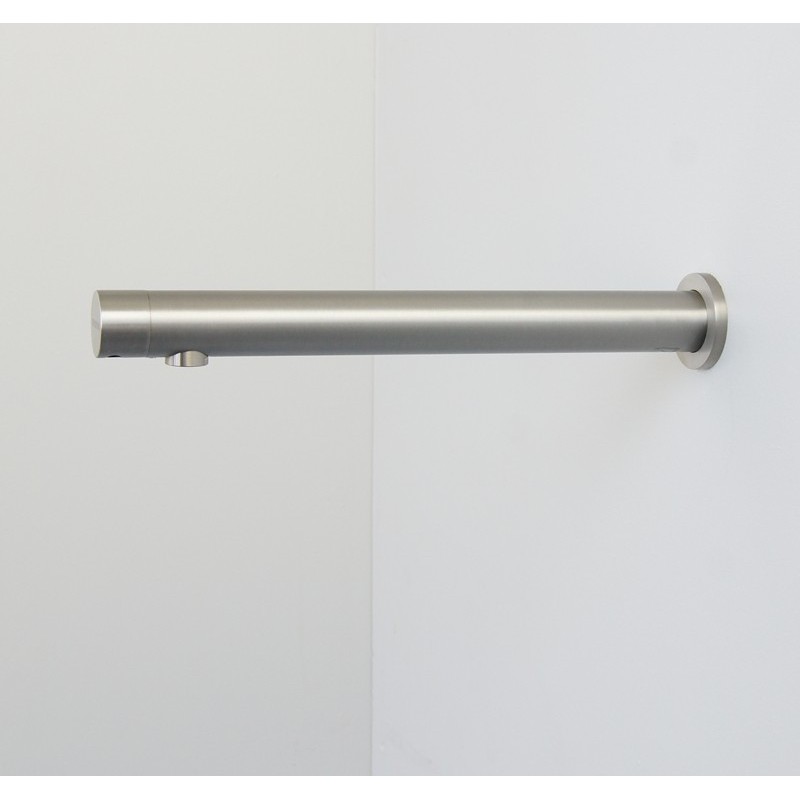 AKWALINE ultra-contemporary stainless steel wall-mounted tap, long spout version, touch free AKWALINE ultra-contemporary stainless steel wall-mounted tap, long spout version, touch free