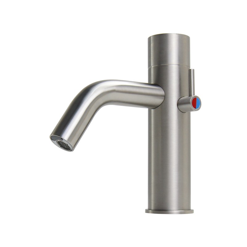 Photo Modern and stainless steel mixer tap EXTREME DS with infrared sensor RES-7-S1