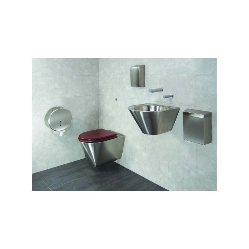 Sanitaires inox pour espace toilettes haut de gamme et anti-vandalisme