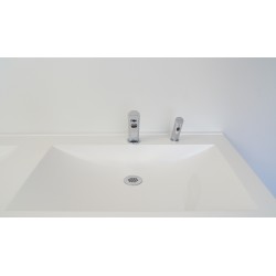 Miniature-2 Distributeur design moderne savon liquide automatique TOUCH FREE encastrable sur lavabo RES-84
