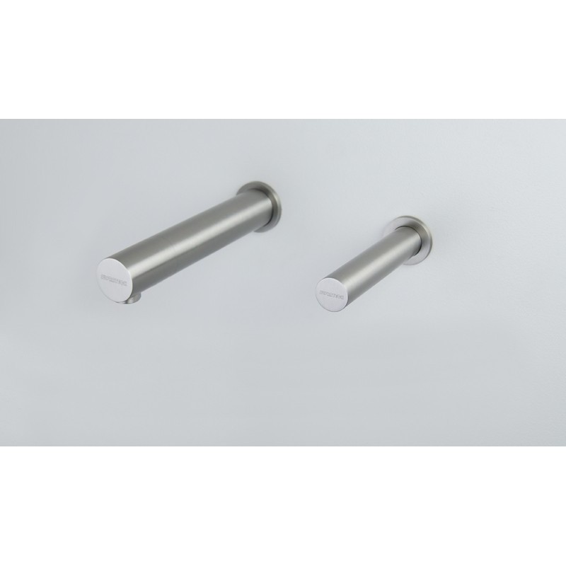 Distribuidor de jabón electrónico y mural de acero inoxidable cepillado RONDEO