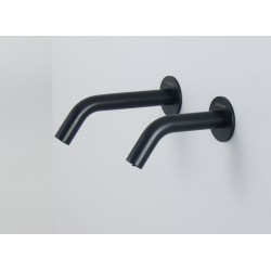 Robinet mural électronique noir mat EXTREME WS et distributeur de savon pour sanitaires haut de gamme Miniature-4 Robinet mural électronique noir mat EXTREME WS et distributeur de savon pour sanitaires haut de gamme RES-901-N