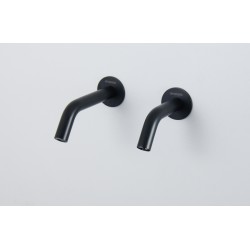 Robinetterie murale noir mat design épuré et contemporain eau et savon EXTREME WS Miniature-5 Robinetterie murale noir mat design épuré et contemporain eau et savon EXTREME WS RES-901-N