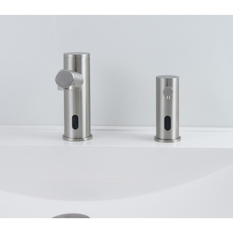 Robinets eau et savon compacts, robustes et designs ELITE inox pour usage intensif