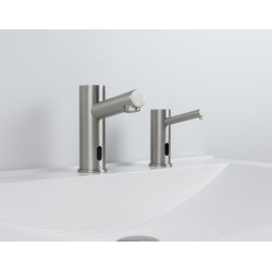 Miniature-4 Duo ELITE inox eau et savon sans contact pour l'hygiène des mains en collectivités RES-72-S1