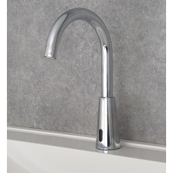 Miniature-1 Electronic faucet for wash basin swan neck AKWAVIVA RES-201
