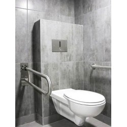 Miniature-2 Bâti-support WC PMR déclenchement sans contact antivandalisme DWS-81-KE