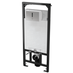 Hunging toilet Support frame, concealed tank, I-caro with automatic trigger by infrared detection