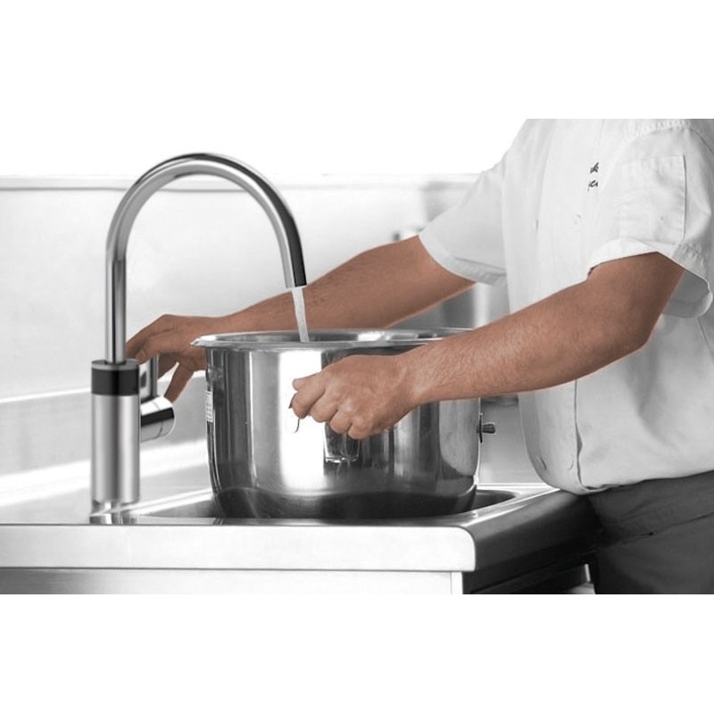 Automatic kitchen tap H10 swan neck