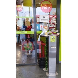 Miniature-3 Distributeur gel désinfection mains sur pieds pour magasins RES-580