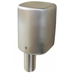 Miniature-0 Secador de manos detrás del espejo con boquilla vertical de acero inoxidable SM-3001SP
