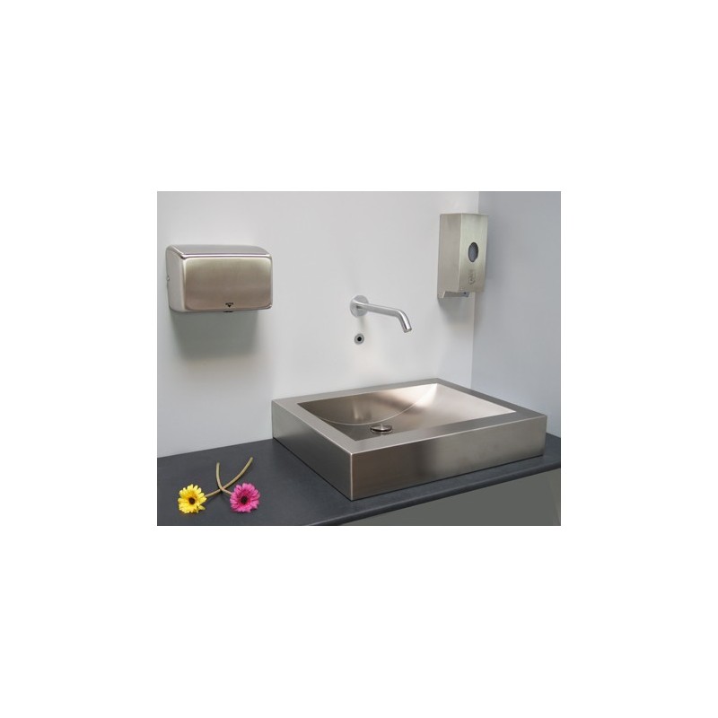 Lavabo design rectangulaire inox