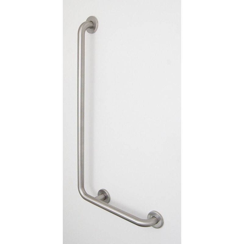 L bar angled corner in stainless steel