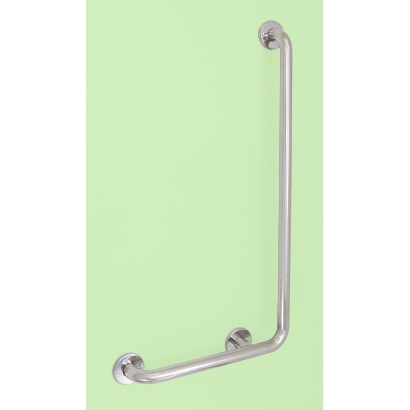 Barre de maintien douche inox poli brillant