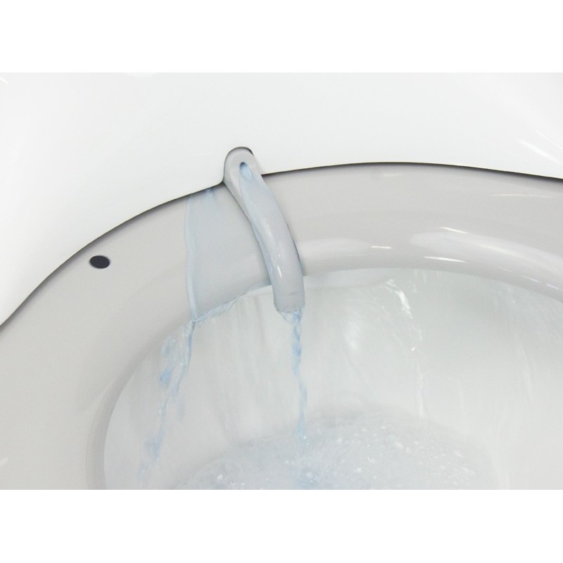 Floor-mounted automatic self-cleaning PRM WC for communities