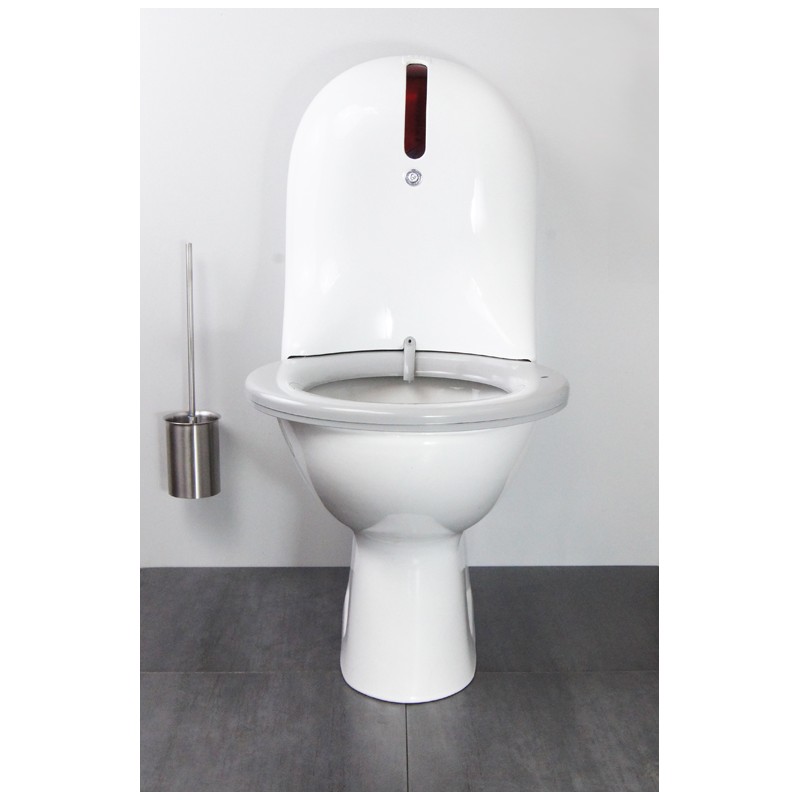 Photo WC au sol avec réservoir sortie verticale HYGISEAT automatique SUP1010