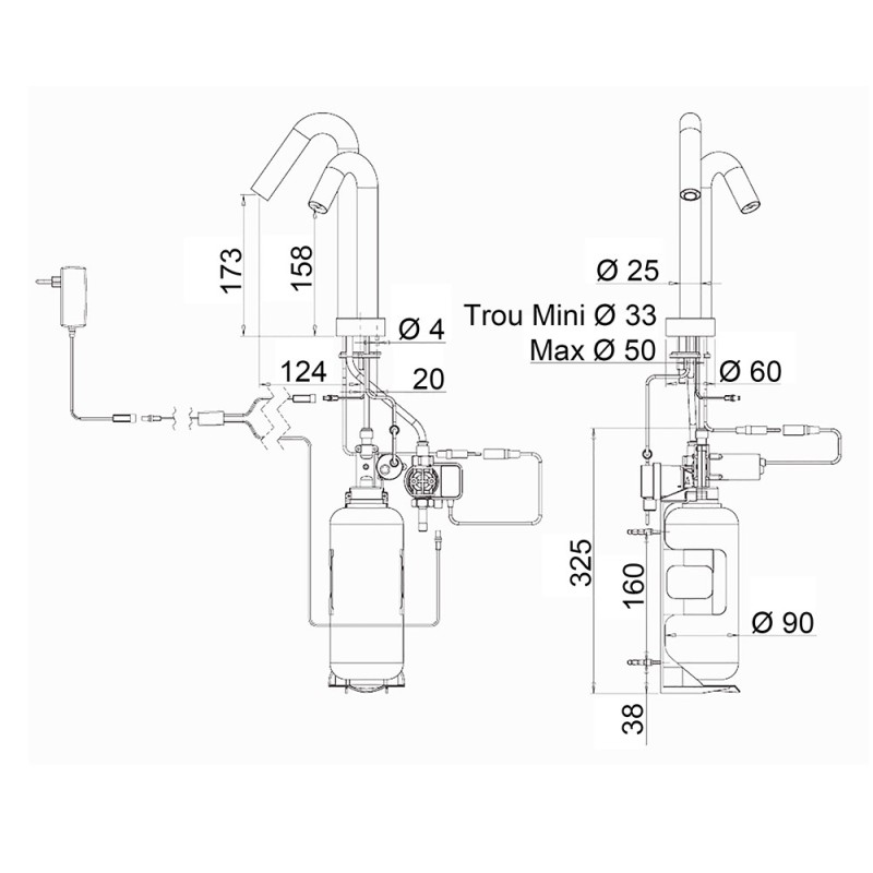 Robinet Automatique ONE 2en1