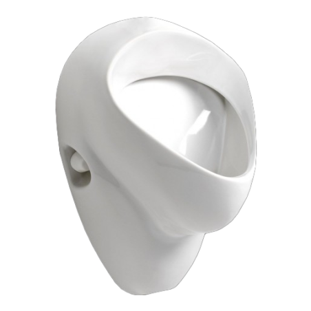 Smart urinal GOLEM with automatic rinsing