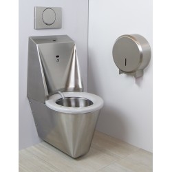 Miniature-1 Self cleaning suspended stainless steel toilet SUP1100