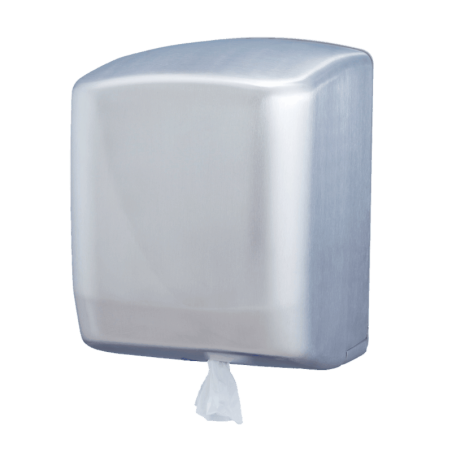 Distributeur bobine essuyage maxi dévidage central FUTURA inox brossé