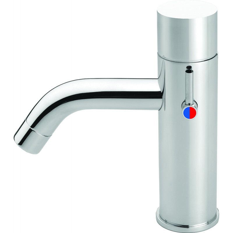 Photo Electronic mixing tap, chromed, black or stainless steel finish EXTREME DS RES-7