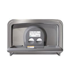 Mesa cambiador inox horizontal plegable mural para colectividades Mesa cambiador inox horizontal plegable mural para colectividades