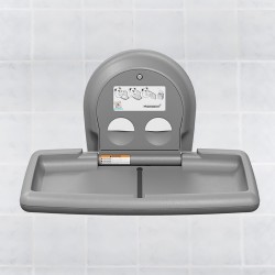 Mesa para cambiar pañales de pared profesional para establecimientos públicos