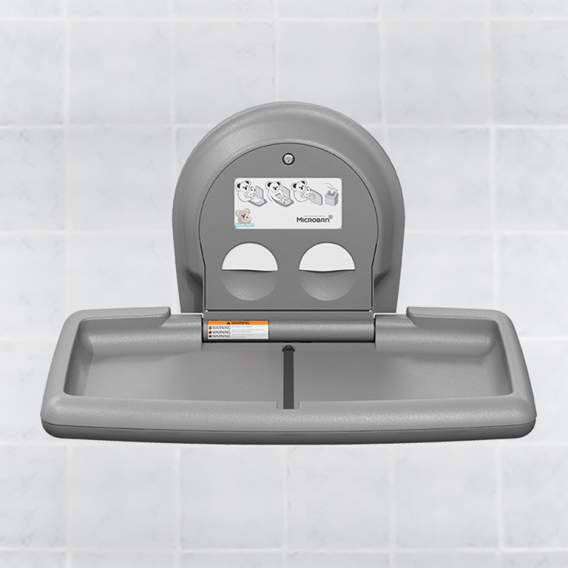 Cambiador de pared plegable para sanitarios públicos, comunidades - SUPRATECH